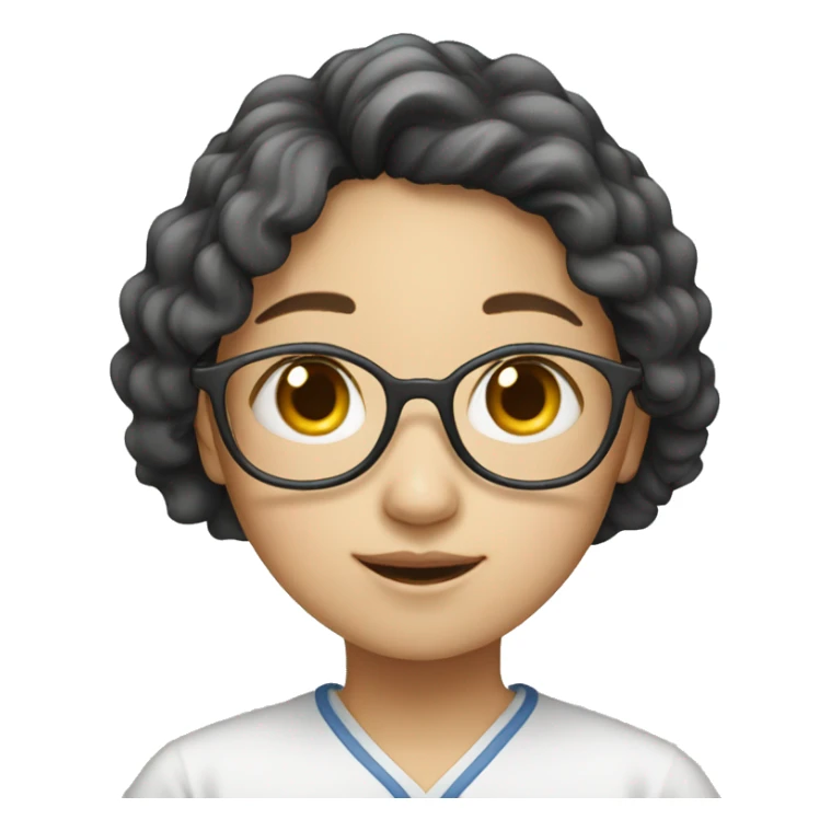 Korean girl with labtop sticker