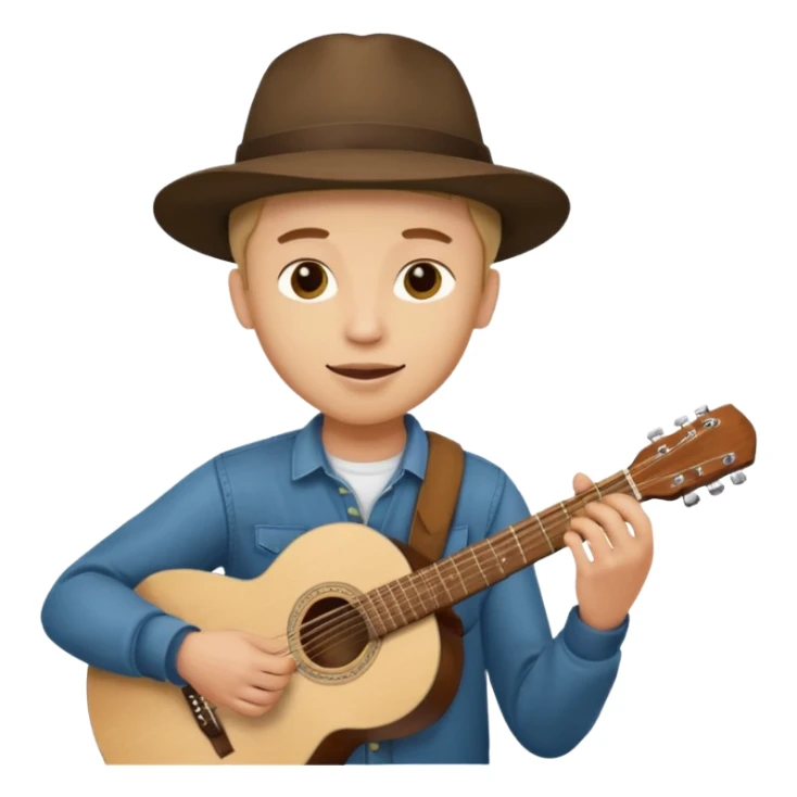 Junior H y Natanael Cano tocando la guitarra  sticker