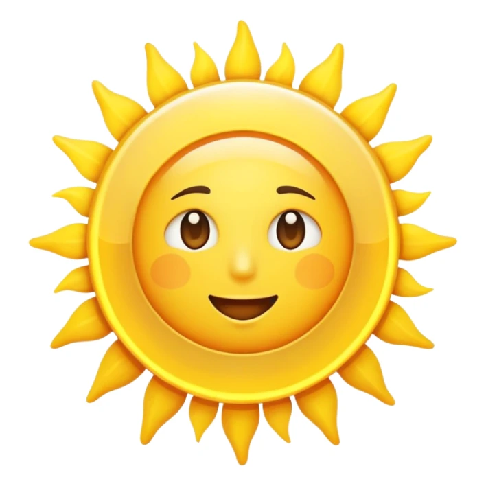 Sun with timer showing 15 minutes, morning sunshine exposure sticker