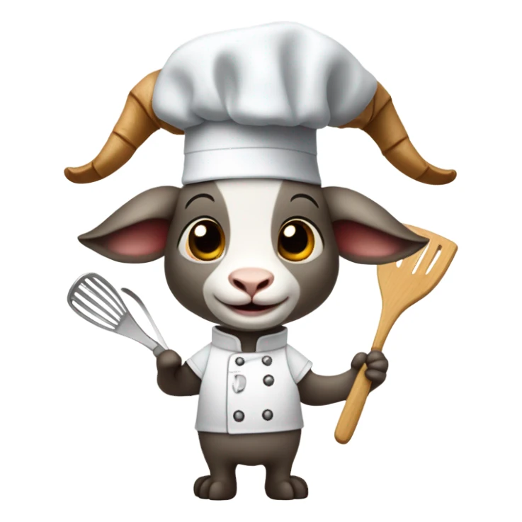 Chef goat sticker