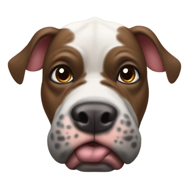 Moo dang the hippo mixed with a boxer breed dog sticker