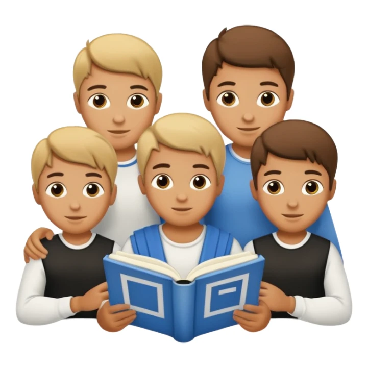 greek book kids sticker