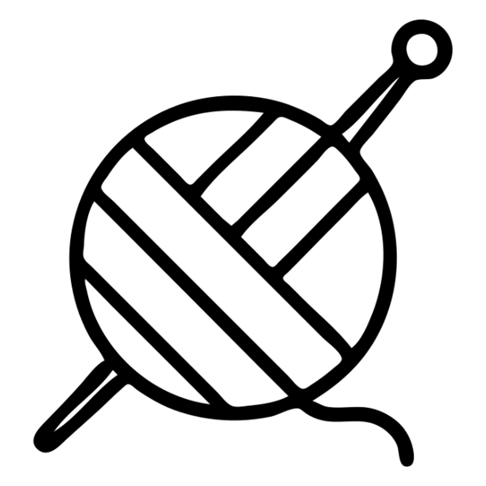 клубок минимализм sticker