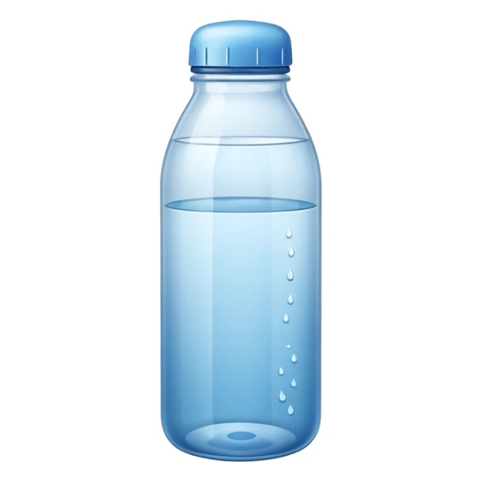 Aesthetic water bottle emoji  sticker