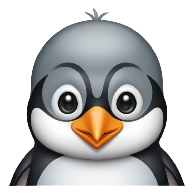 Pinguino maquillada con pestañas sticker