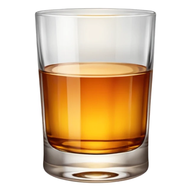 glass of whiskey, no splashes sticker