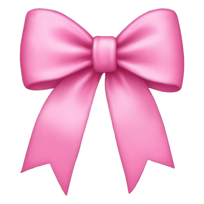 Pink bow sticker