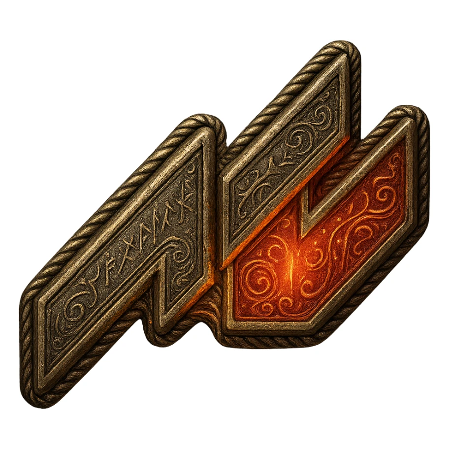 Transform the Assetto Corsa logo into an Elden Ring talisman, an ornate fantasy accessory with metallic and engraved details, emitting a mystical aura, highly detailed, on a transparent background. Maintain the essence of the original logo while giving it a fantasy talisman look. sticker