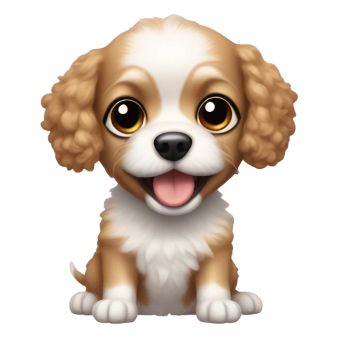 Chihuahua toy poodle puppy mix sticker