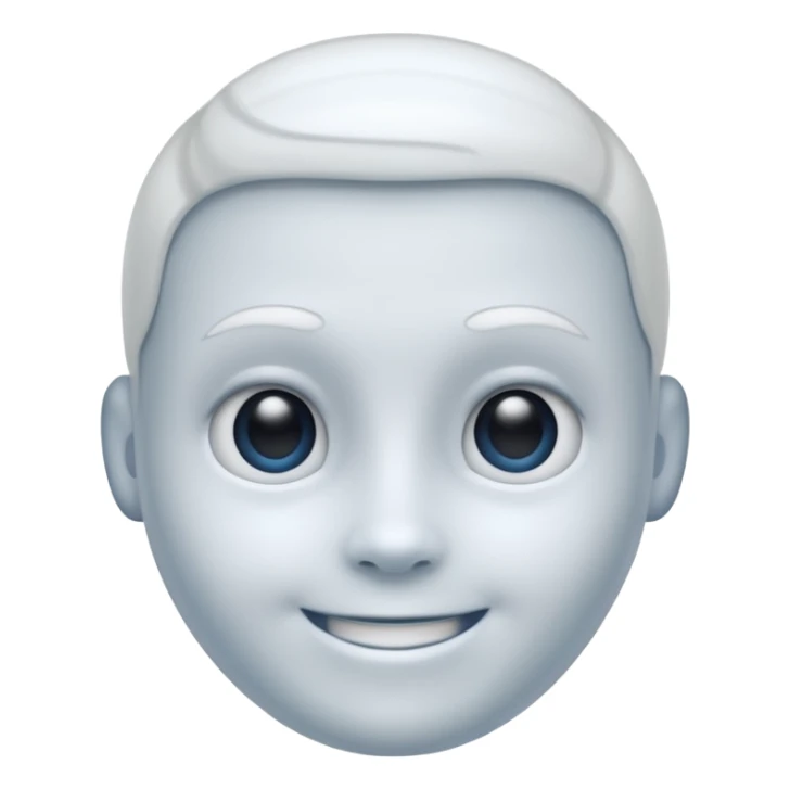 An AI that looks like the character Casper sticker