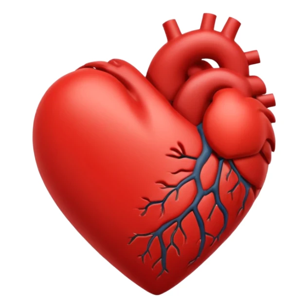 A heart that expresses a deep love for someone sticker