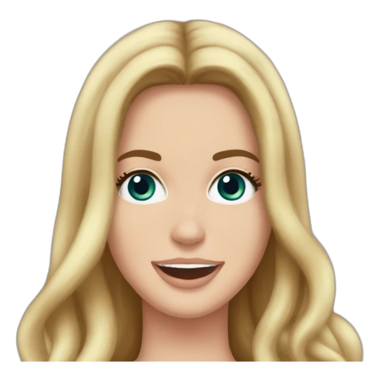 Lana del Rey cheering up over head sticker