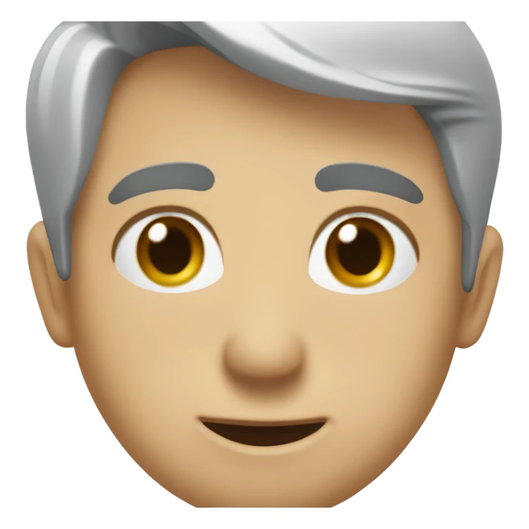 a white bouy brunette named alban with his tongue out sticker