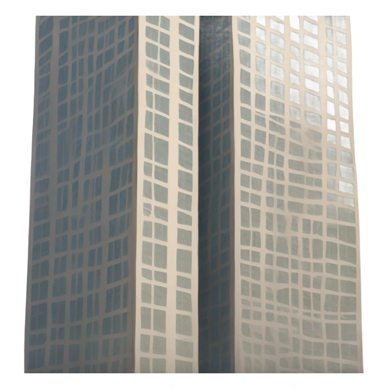 Two very tall buildings  sticker