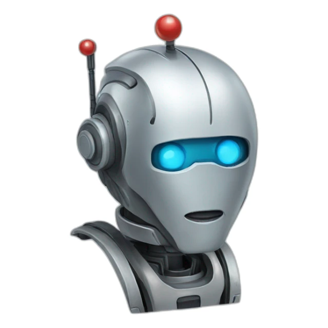 russian robot sticker