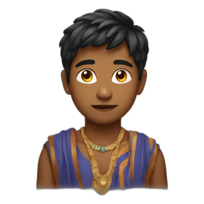 Indian boy  sticker