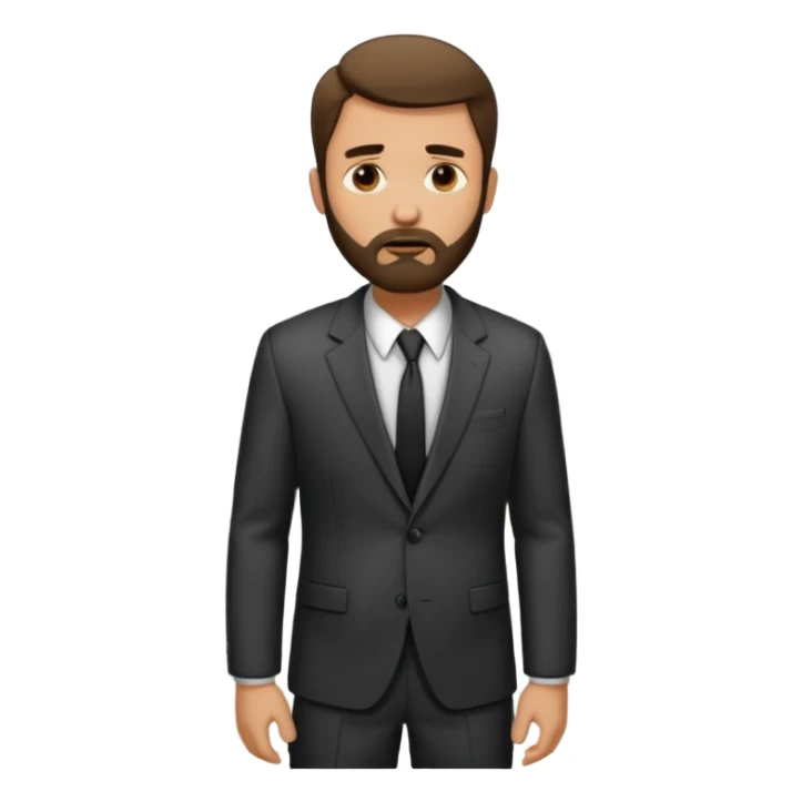 Un hombre en banca rota sticker