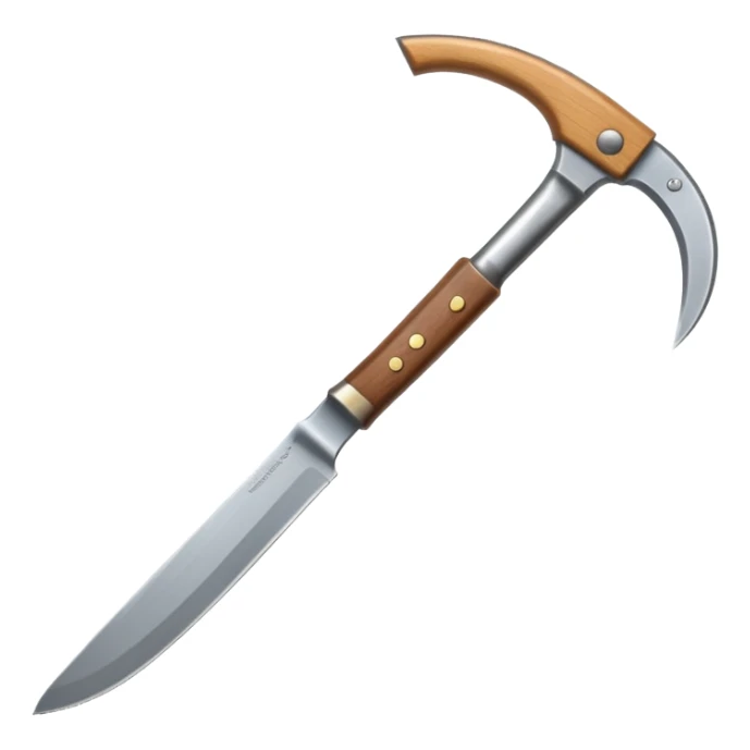 The sickle used by farmers sticker