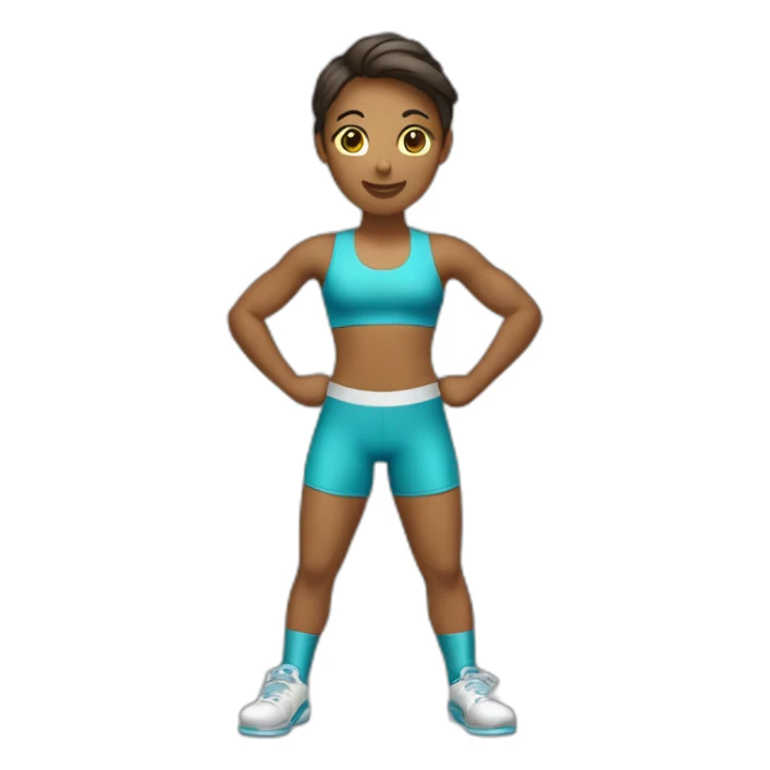 Gymastique rythmique sportif sticker