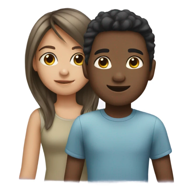 One Girl and boys sticker