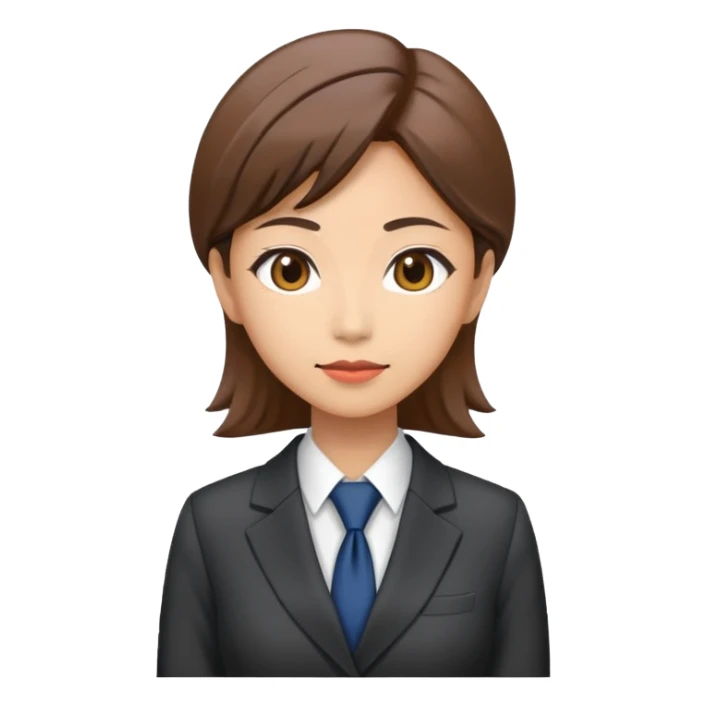 Japanese professional woman in business suit sticker