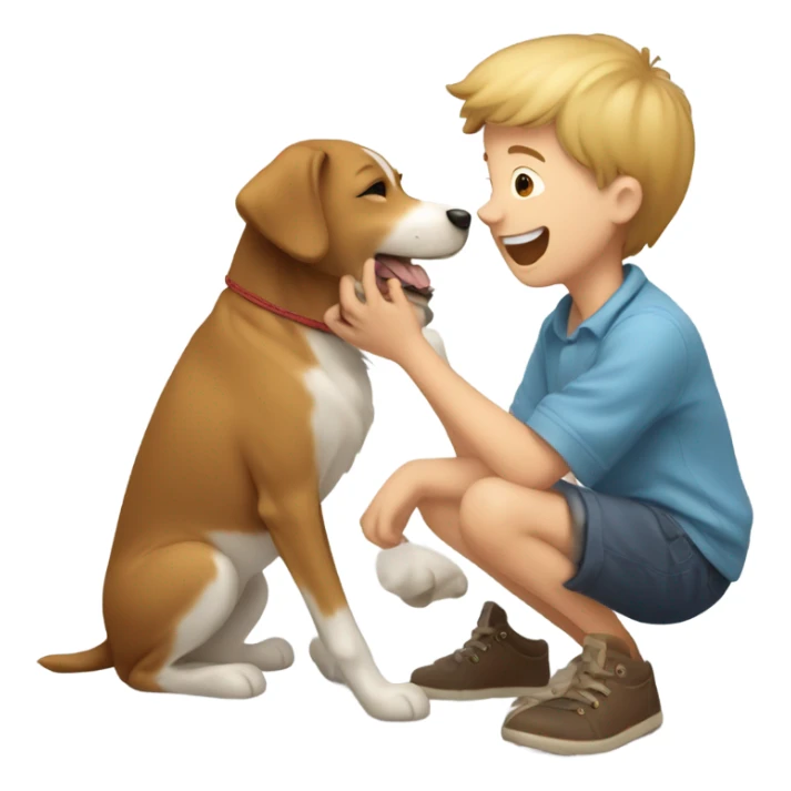 happy boys with dog meme very love sticker