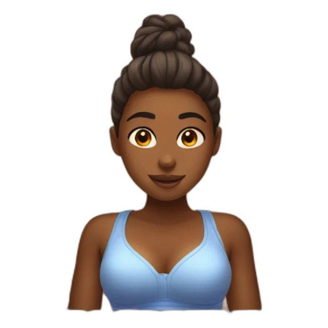 girl in sauna sticker