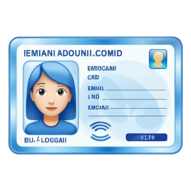 Europäischer Personalausweis sticker