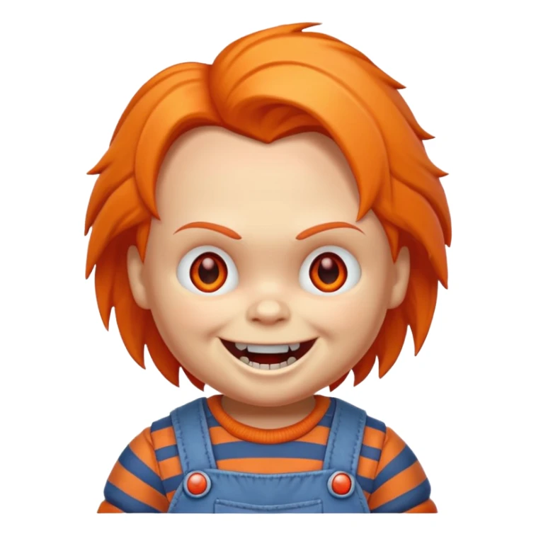 Un emojin de chuky sticker