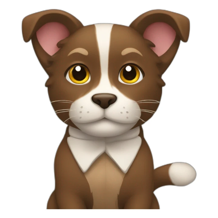 Long brown haired tied in a tail double thumbs up sticker