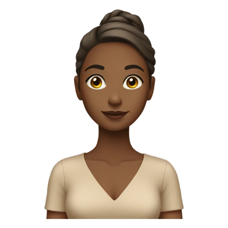 Beautiful girl in a beige dress sticker