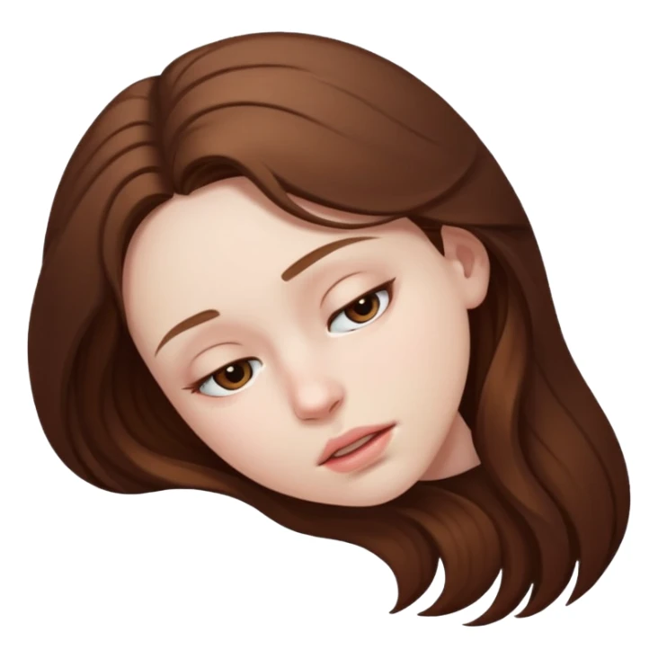 The girl fainted sticker