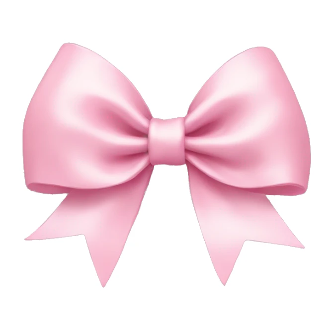 baby pink christmas bow sticker