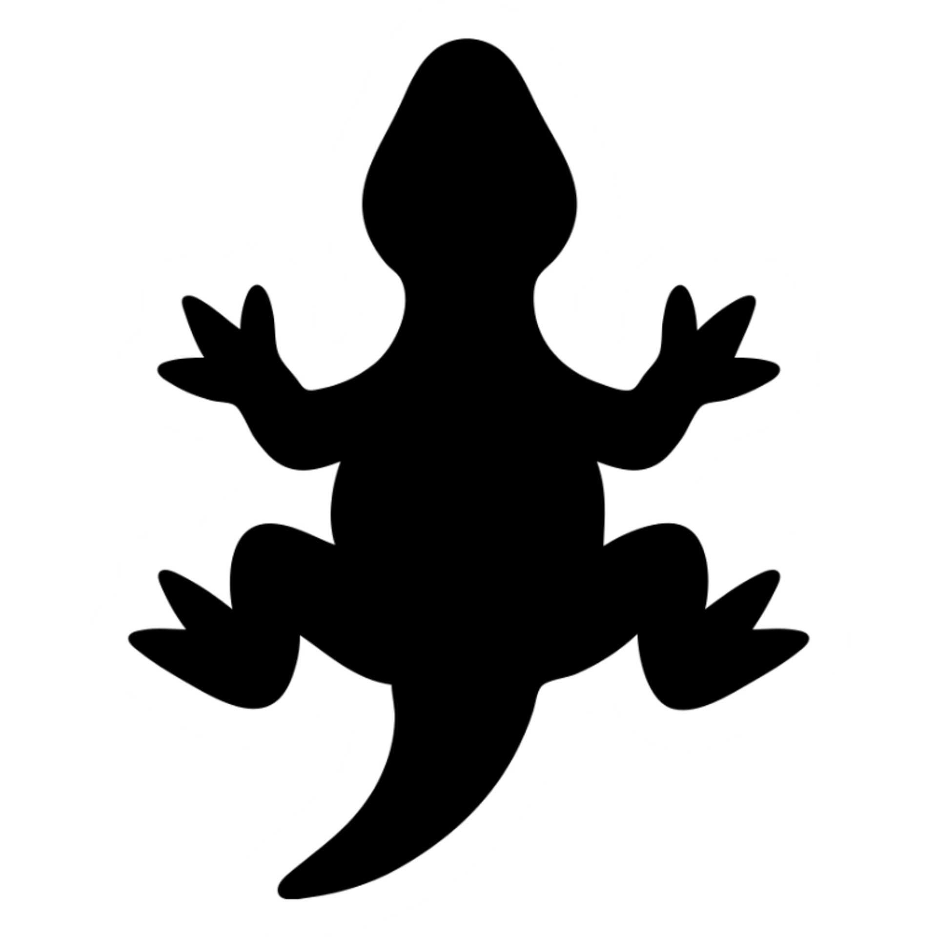 top view of a dinosaur sticker