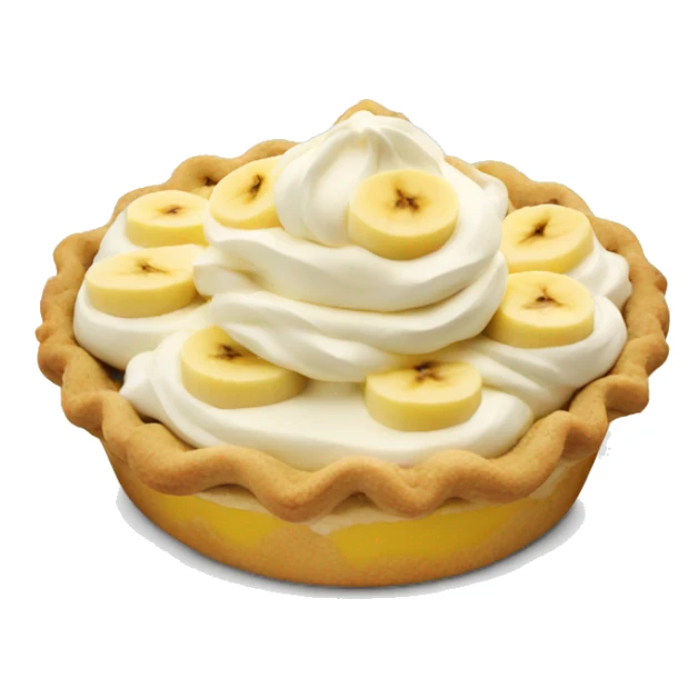 banana cream pie sticker