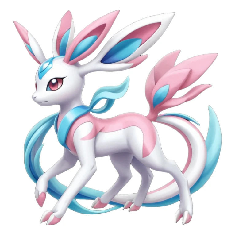 Meloetta-Sylveon-Dialga-Suicune-Palkia-fusion sticker