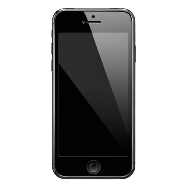 an iPhone smartphone, modern, minimal, clear details sticker