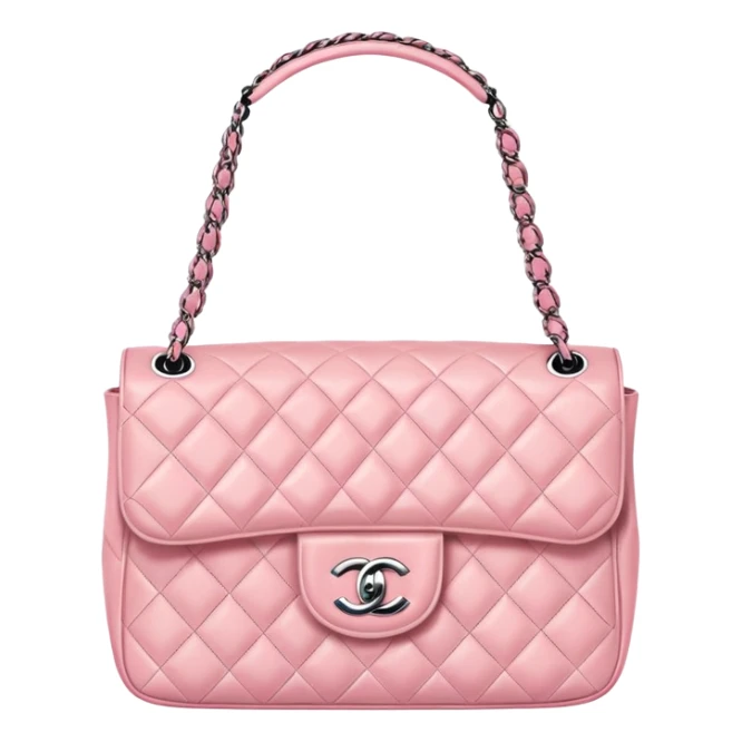 Chanel baby pink bag  sticker