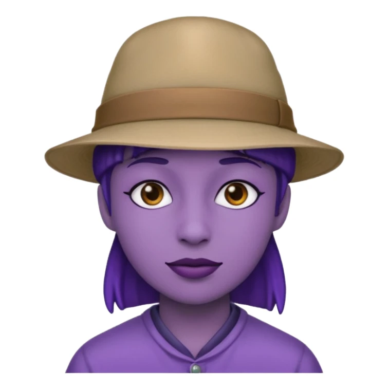 purple user sticker