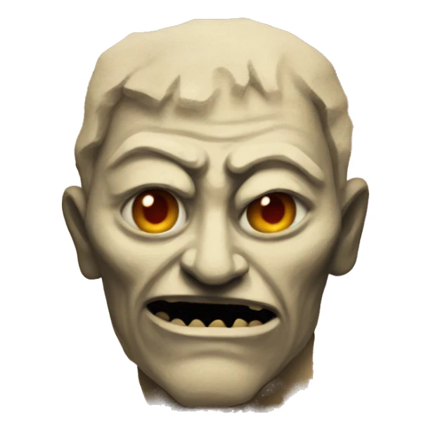 cave painting of an evil spirit sticker