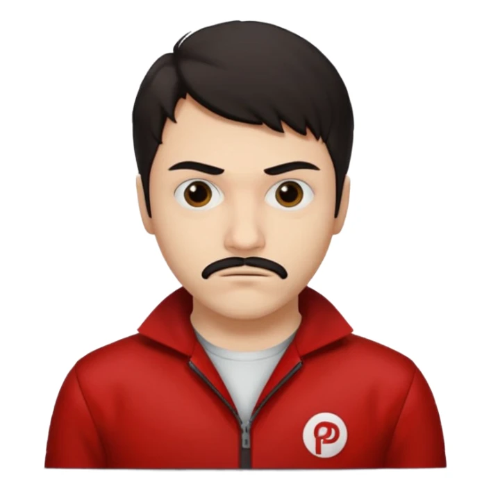 Tokyo in the la casa de papel TV show sticker