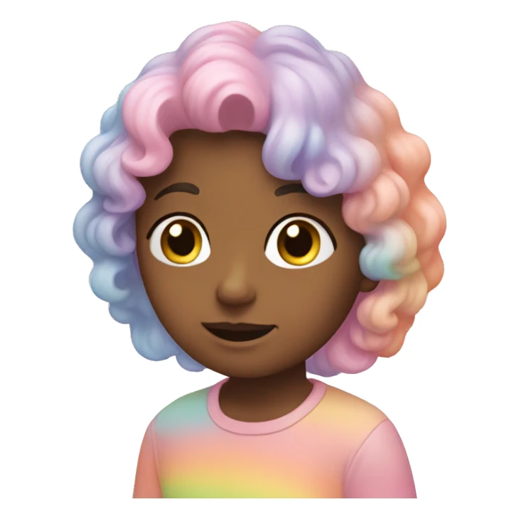 Pastel rainbow sticker