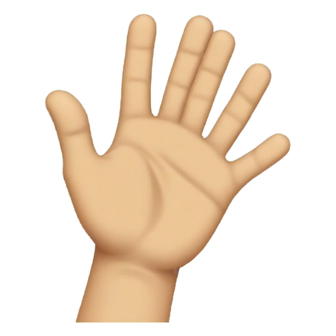 hands in shrugging pose sticker