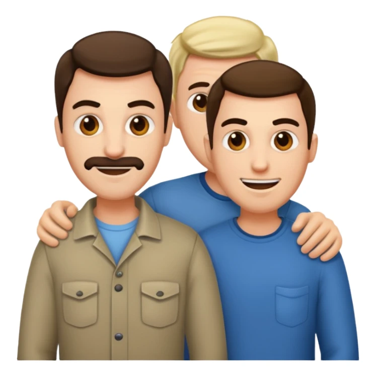 now hsve s dad one a mad one and a happy one sticker