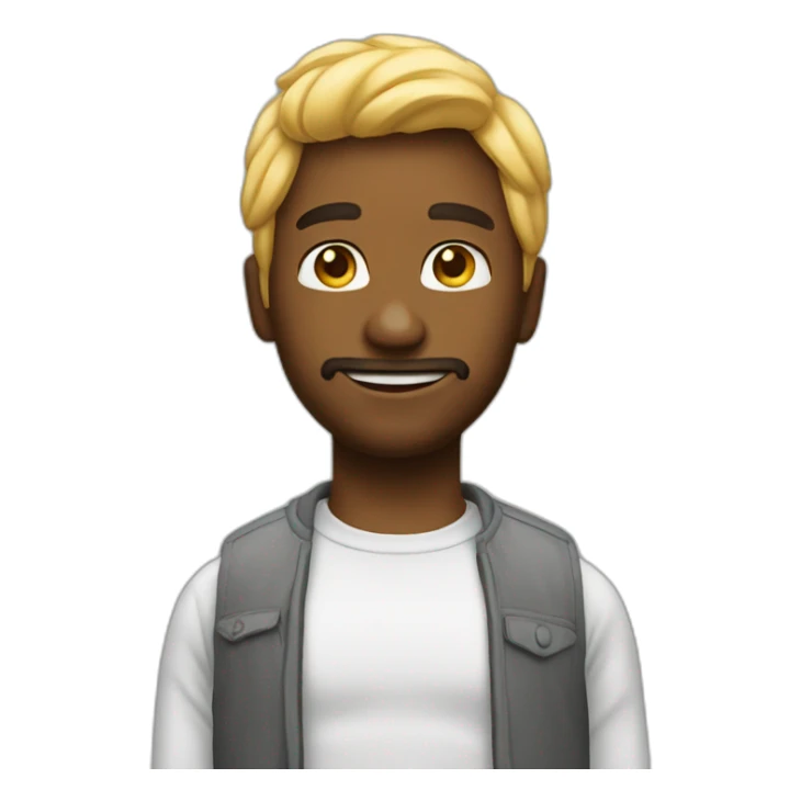 Creame un emoji pensando  sticker