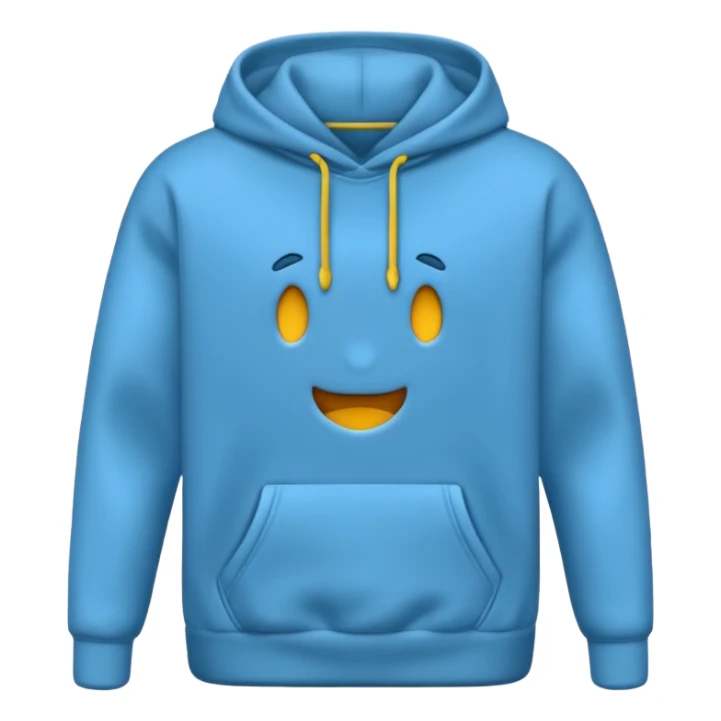 erstelle mir nur einen kapuzenpullover in uni und ohne mensch sticker