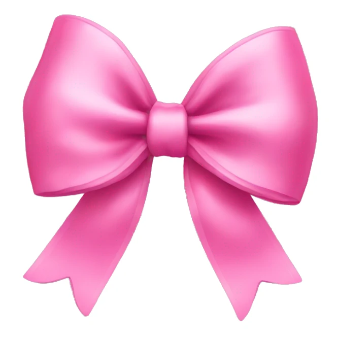 pink bow sticker