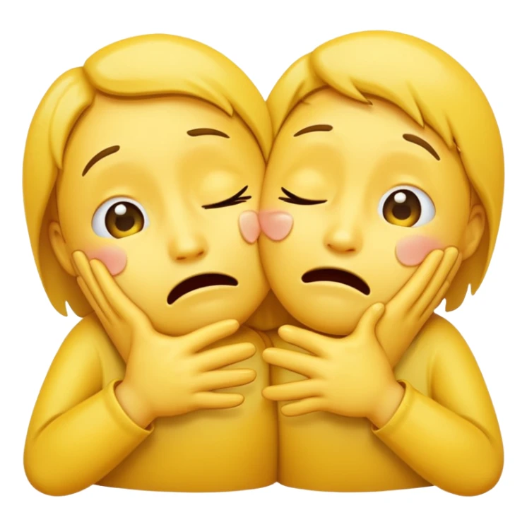 NO. I WANT AN CLASSIC EMOJI LIKE THIS 🫂 TO CRY sticker