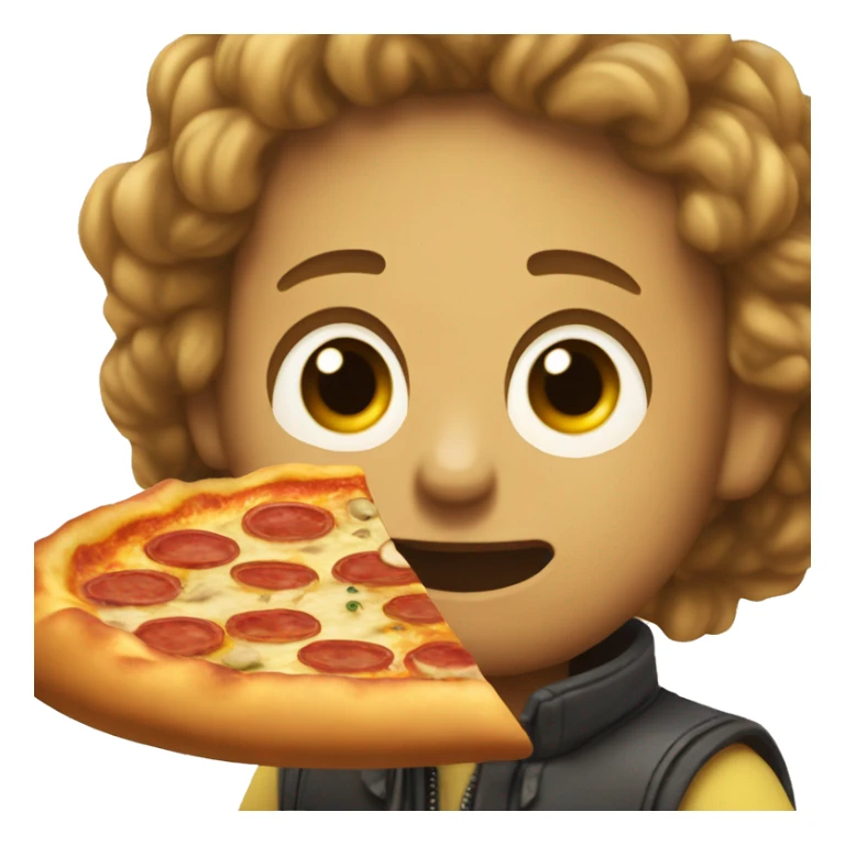 Elon muslk eating pizza sticker