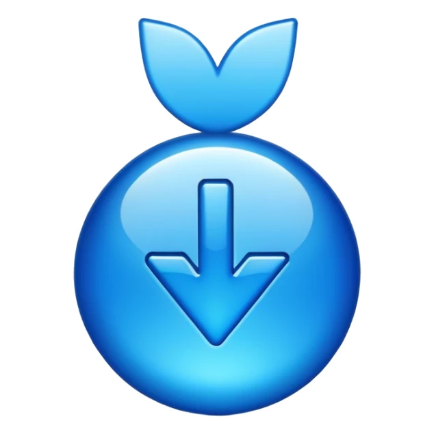 Made a emoji instagram Blu tick  sticker